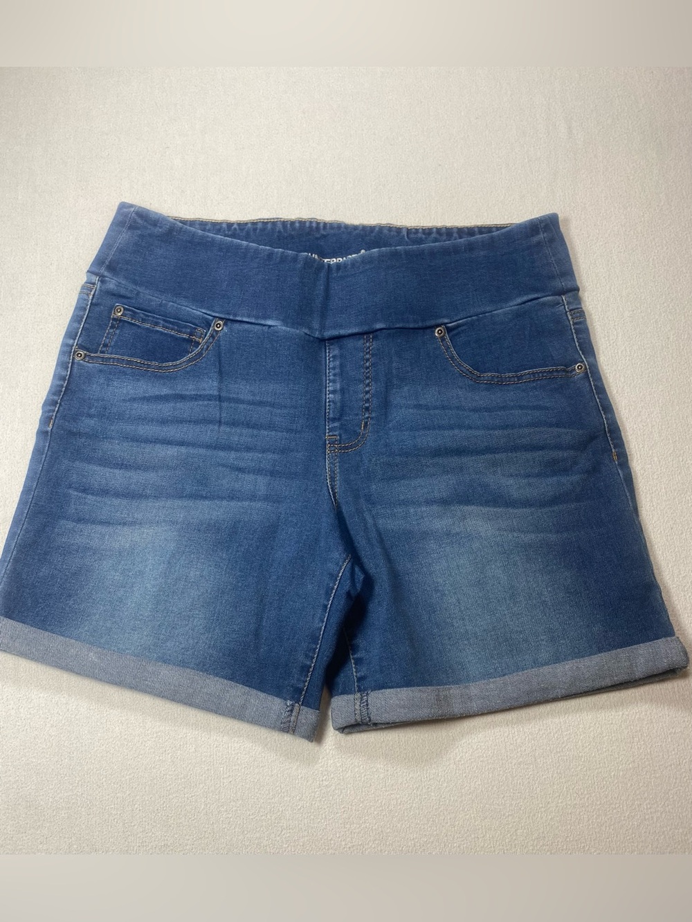 Counterparts Blue Stretch Jean Shorts